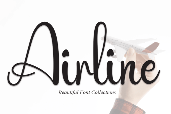 Airline Font: A Handwritten Typeface That Brings Creative Projects to Life