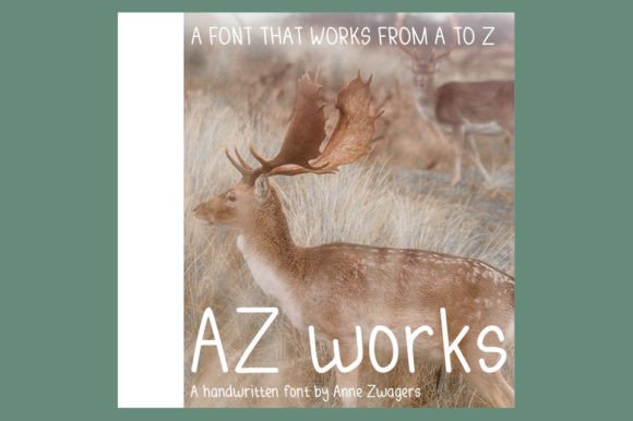 Az Works: A Handwritten Font That Feels Just Right