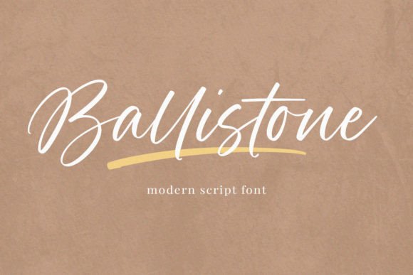 Ballistone: A Handwritten Typeface for Digital Design
