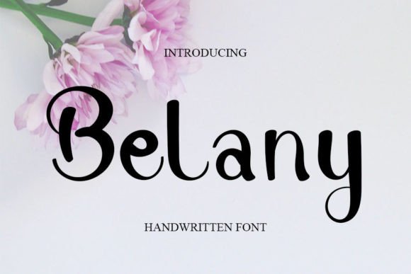 Belany: A Handwritten Font for Authentic Branding