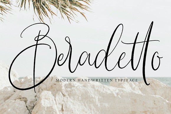 Beradetto: A Modern Script Font for Business Branding