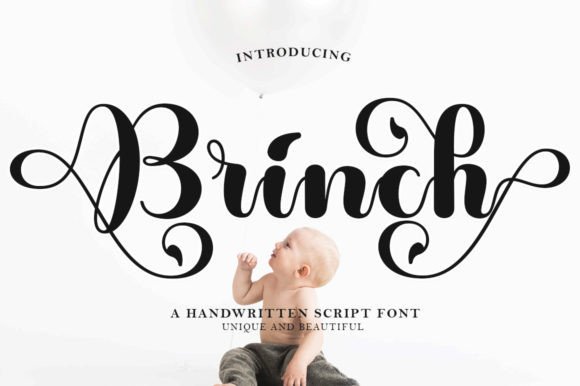 Brinch: A Handwritten Font for Editorial Design and Branding
