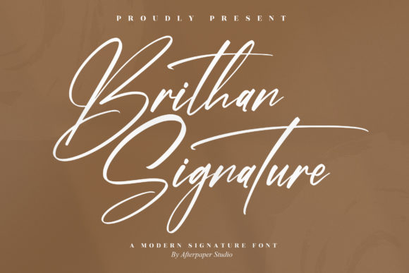 Brithan Signature Font: A Luxurious Script for Editorial Design