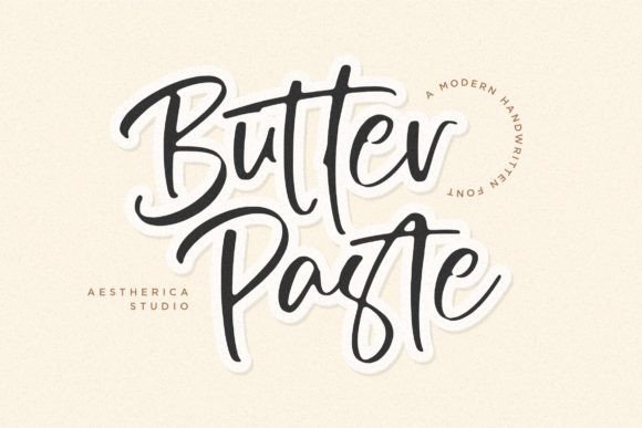 Butter Paste Font for a Polished Brand Look