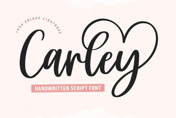 Carley Font: A Romantic Script for Editorial Design