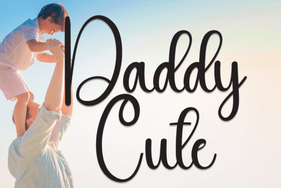 Daddy Cute: A Handwritten Font for Creative Makers