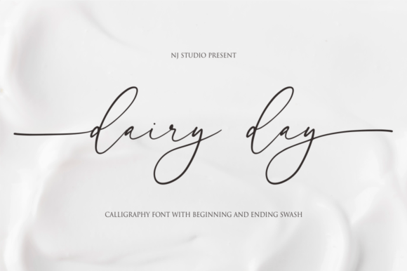 Dairy Day Font for Modern Marketing and Design