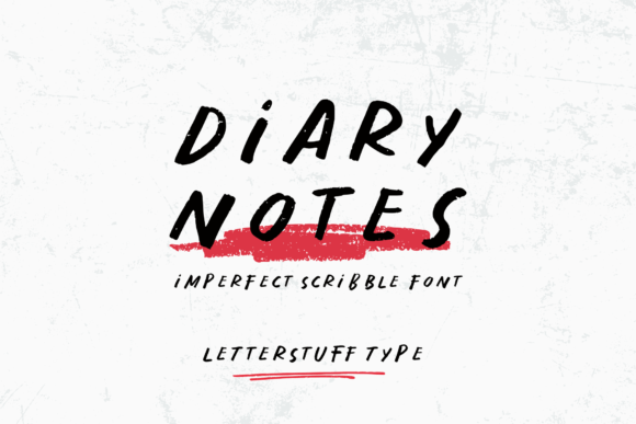 Diary Notes Font: A Handwritten Typeface for Creative Projects