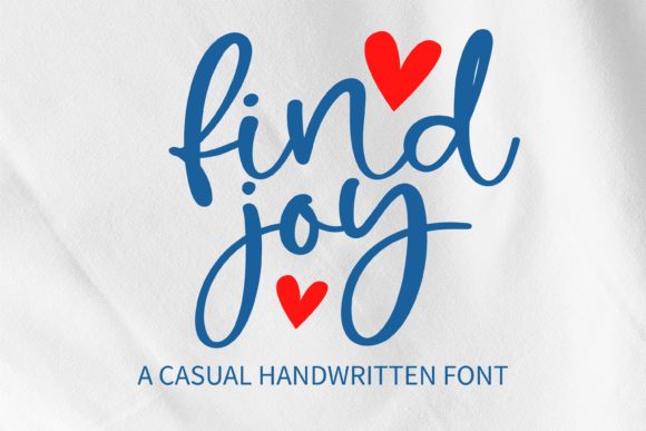 Find Joy Font: A Handwritten Typeface for Heartfelt Branding