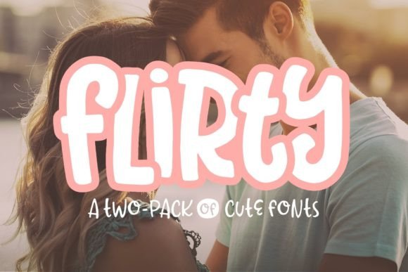 Flirty Font: A Sweet Script for Editorial Design