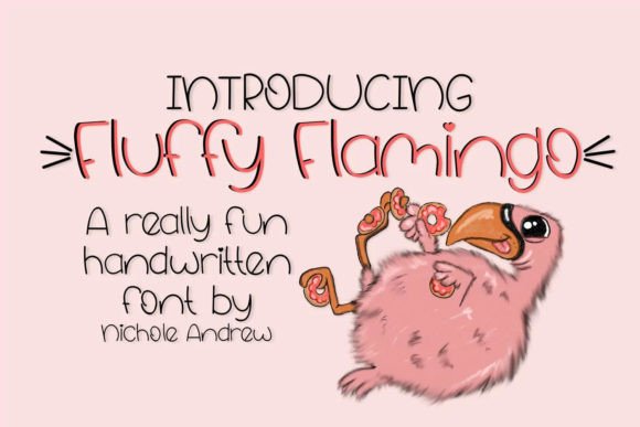 Fluffy Flamingo Font: A Handwritten Typeface for Memorable Branding