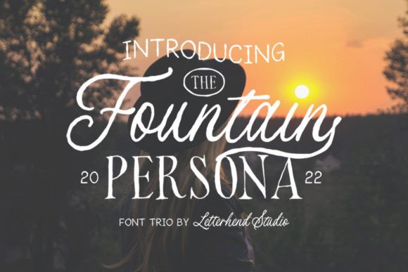 Fountain Persona Trio: A Handwritten Font for Timeless Design