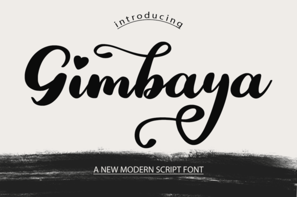 Gimbaya: A Modern Calligraphy Font for Editorial Design