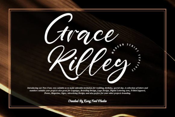 Grace Rilley Font for Web Design Projects