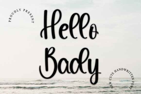 Hello Bady: A Handwritten Script Font for Creative Product Makers