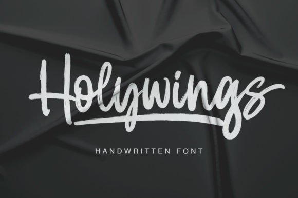Holywings Font: A Handwritten Typeface for Better Branding