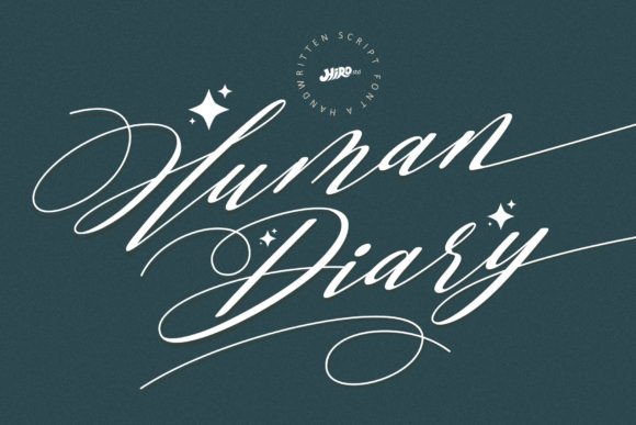 Human Diary Font: Elevate Your Campaigns with a Handwritten Touch