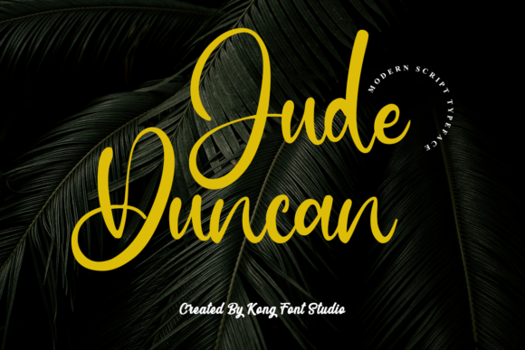 Jude Duncan Font: A Playful Typeface for Creative Campaigns