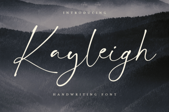 Kayleigh: A Handwritten Font for Editorial Elegance