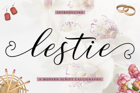 Lestie: A Charming Script Font for Crafters and Makers