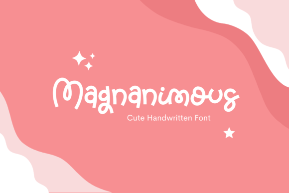 Magnanimous Font: A Whimsical Script for Editorial Design
