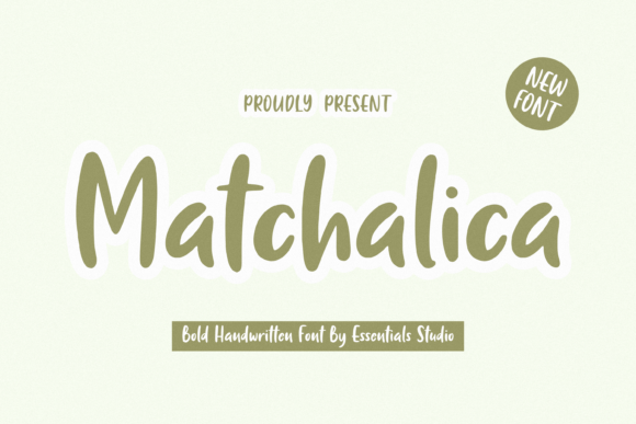 Matchalica Font for Bold Web Design and Branding