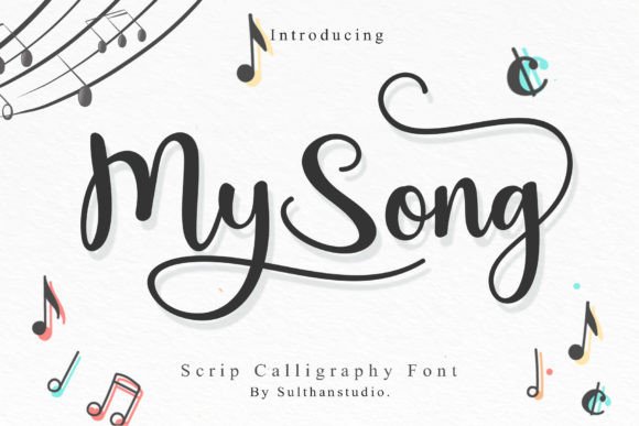 My Song: A Handwritten Typeface for Elegant Publishing