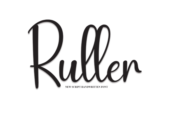 Ruller Script Font for Editorial Design and Branding