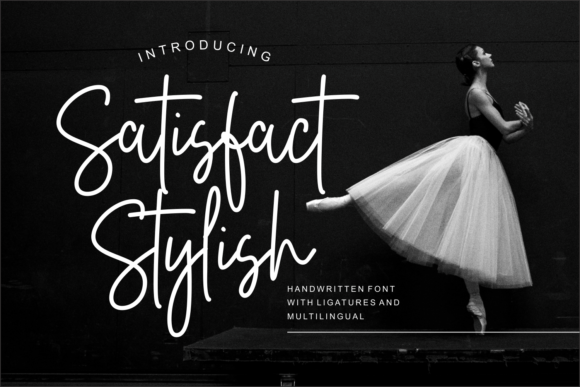 Satisfact Stylish Font for a Polished Brand Identity