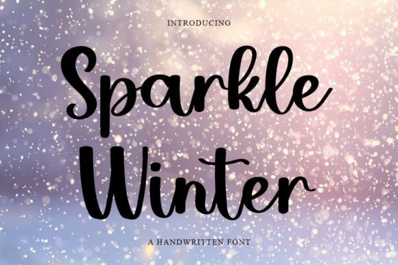 Sparkle Winter Font for a Polished Brand Look