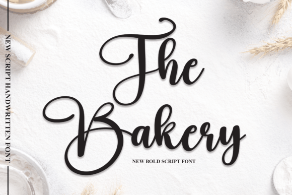 The Bakery Font: A Bold Script for Creative Projects