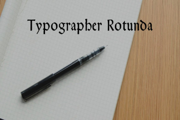 Typographer Rotunda Font: A Royal Touch for Craft Creators